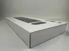 A product box for a keyboard and mouse set, viewed from a side angle. Produktbild-Vorschau