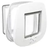 TRIXIE 4-Wege Freilauftür für Glastüren - weiß - 27 × 26 cm Produktbild-Vorschau 1