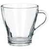 A clear glass mug is shown against a white background. Voir les images du produit