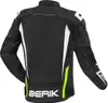 Berik Radic Motorrad Leder- / Textiljacke, schwarz/gelb, 54 Produktbild-Vorschau 2