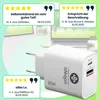 2er-Set Dual 25Watt USB Ladegerät, 1x USB-C und USB-A, PD- Produktbild-Vorschau 4