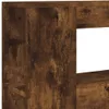 vidaXL Testata LED rovere fumé 100x18,5x103,5 cm Materiale Anteprima dell’immagine prodotto 12