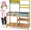 COSTWAY venkovní dětská kuchyňka, bahenní kuchyňka na hraní Náhled obrázku produktu 1