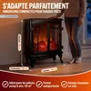 Elektrický krb 1000 - 2000W s dálkovým ovládáním | černý Náhled obrázku produktu 8