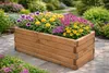 Drevený kvetináč 60 cm – kvetináč na balkón a terasu, Náhľad obrázku produktu 3