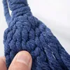 Hamak na drążkach 200 x 150 cm niebiesko-zielony – podwójny Podgląd zdjęcia produktu 3