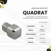 Quadrat Edelstahlschiene Profil Fliesenschiene Edelstahl Produktbild-Vorschau 3