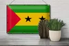 Blechschild Flagge São Tomé und Príncipe 30x20cm Retro Flag Produktbild-Vorschau 4
