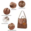 OKWISH Rucksack Laptoprucksack Schulrucksack Lederrucksack Produktbild-Vorschau 4