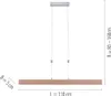 A diagram showing the dimensions of a pendant light. Produktbild-Vorschau