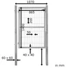 Gartentor Tor für Gartenzaun Zaun 140 cm hoch Gartentür aus Produktbild-Vorschau 1