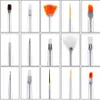 15 Pcs Nagel Pinsel, Nail Art pinselset, Acryl Nagel Kunst Produktbild-Vorschau 6