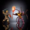 Two action figures, He-Man and Vecna, in a dynamic pose, appearing to be in combat. Produktbild-Vorschau