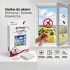 Siatka do Okien 110x130cm Czarna Moskitiera na Insekty Podgląd zdjęcia produktu 4