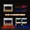 Collage of an electric fireplace with various flame color options displayed. Anteprima dell’immagine prodotto