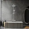 Thermostatische Duschsäule Duschsystem 38°C mit rundem Produktbild-Vorschau 3