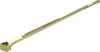 A long, thin, gold-colored metal bracket or support, likely for a shower wall, is shown against a white background. Produktbild-Vorschau