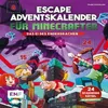 A colorful illustration of characters and creatures from the game Minecraft, with various numbers indicating advent calendar days. Produktbild-Vorschau