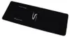A black mat with a white logo and text. Produktbild-Vorschau