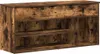 vidaXL Schuhbank Räuchereiche 102x30,5x45 cm Holzwerkstoff Produktbild-Vorschau 1