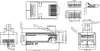 goobay Modularstecker RJ45 geschirmt mit Knickschutz Produktbild-Vorschau 3