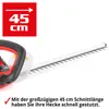HECHT 6020 Heckenschere Akku 45cm Schnittlänge 20V 2,5Ah Produktbild-Vorschau 6
