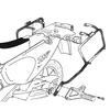 Kappa Seitenkoffertraeger Kappa Hon Africa Twin 750 93-02 Náhled obrázku produktu 2