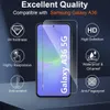 A marketing image showcasing a screen protector for a Samsung Galaxy A36 5G, highlighting its features. Produktbild-Vorschau