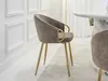 FINBAR Esszimmerstuhl - Sand / Gold Produktbild-Vorschau 3