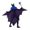 A toy action figure of Evil-Lyn from Masters of the Universe, shown from the back with a purple cape and a blue fur collar. Anteprima dell’immagine prodotto