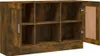 vidaXL Sideboard chêne fumé 120x30,5x70 cm bois composite Voir les images du produit 5