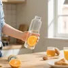 JOIEYOU skleněná láhev s dřevěným víčkem 550ml skleněná Náhled obrázku produktu 6