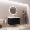 LOMAZOO Badezimmermöbel - Matt Schwarz - Badmöbel - 80cm Produktbild-Vorschau 9