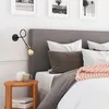 Opviq, Wandlampe aus Metall, Schwarz und Antik, 12 x 31 cm, Produktbild-Vorschau 2