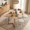 HOMCOM Esszimmerhocker 4er Set Stapelhocker mit Stahlbeinen Produktbild-Vorschau 2