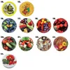 A collage of round images, each featuring different food items or illustrations, numbered from 14 to 24. Podgląd zdjęcia produktu
