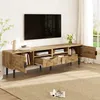 Merax TV-Lowboard in Mosaik-Design mit 2 Türen und 2 Produktbild-Vorschau 3