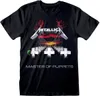 A black t-shirt with the Metallica Master of Puppets album art printed on the front. Produktbild-Vorschau