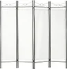 Rozdělovač místností 180x160x2,5 cm - bílý Náhled obrázku produktu 1