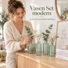 Boltze Vase Panja Gefäß in Grün 4-teilig aus lackiertem Produktbild-Vorschau 13