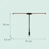 Relaxdays Schreibtischlampe, USB & Kabelsteuerung, LED Produktbild-Vorschau 4