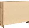 vidaXL Artisan dubový príborník 91x28x75 cm materiál na Náhľad obrázku produktu 7