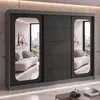 BELANO Schwebetürenschrank 200 cm mit Spiegel – Produktbild-Vorschau 2