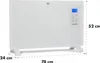 Klarstein Radiateur Electrique Mobile, Chauffage Electrique Voir les images du produit 8
