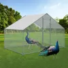 JOIEYOU Enclos 3x2x2m Volière Poulailler Métal 6m² Cages à Voir les images du produit 3