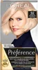 A box of L'Oréal hair dye with a model on the front. Produktbild-Vorschau