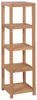 vidaXL Badregal mit 4 Böden Massivholz Teak 42x42x165 cm Produktbild-Vorschau 7