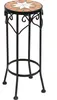 DanDiBo stołek w kwiaty Merano 46 cm mozaika 12011 stołek w Podgląd zdjęcia produktu 1