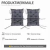 Outsunny 2 Kissen für Stühle - Niedrige Rückenlehne - Grau Produktbild-Vorschau 7