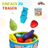 Jeu de cuisine éducatif en bois, comprenant 13 pièces : Voir les images du produit 5